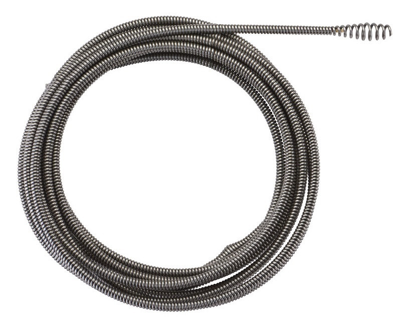 Тросик для прочистной машины 6мм x 7.6м spiral, bulb auger