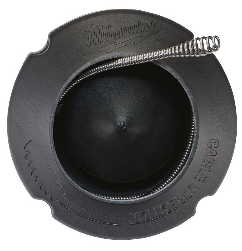 Тросик для прочистной машины 8мм x 7.6м spiral, bulb auger + барабан