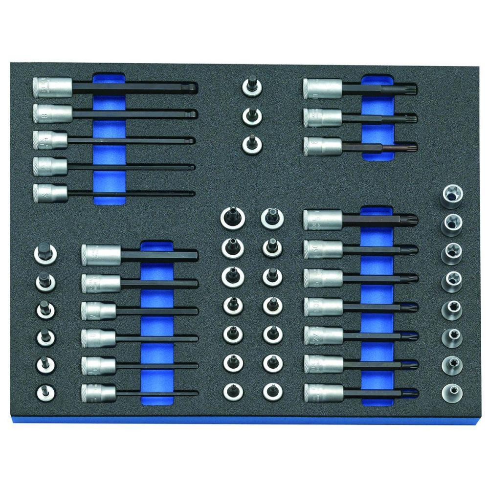 Набор головок торцевых с трещоткой 3/8