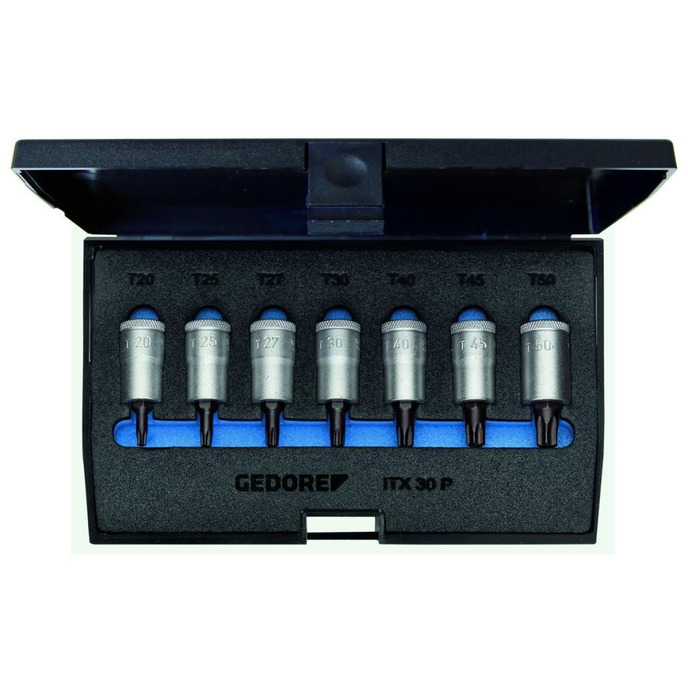 Набор торцевых головок с отверточными вставками 3/8