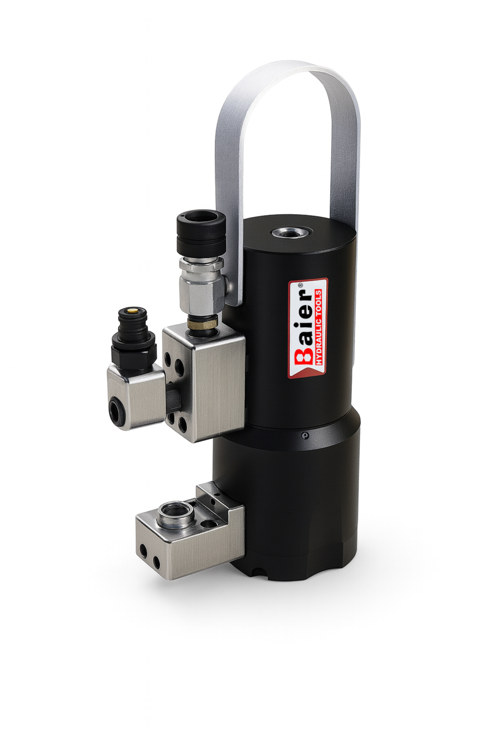 Кликните для увеличения изображения Двухступенчатый гидравлический тензорный домкрат (шпильконатяжитель) М30 - М48 465 - 1221 кН Серия WTB Baier