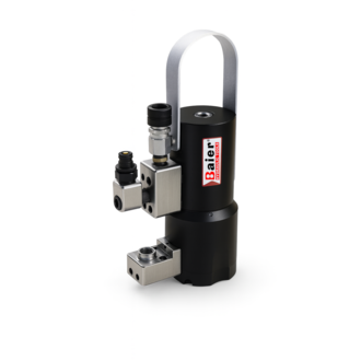 Двухступенчатый гидравлический тензорный домкрат (шпильконатяжитель) М30 - М48 465 - 1221 кН Серия WTB Baier