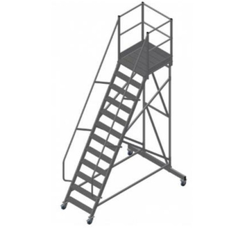 Лестница с платформой, передвижная СПА 2,0