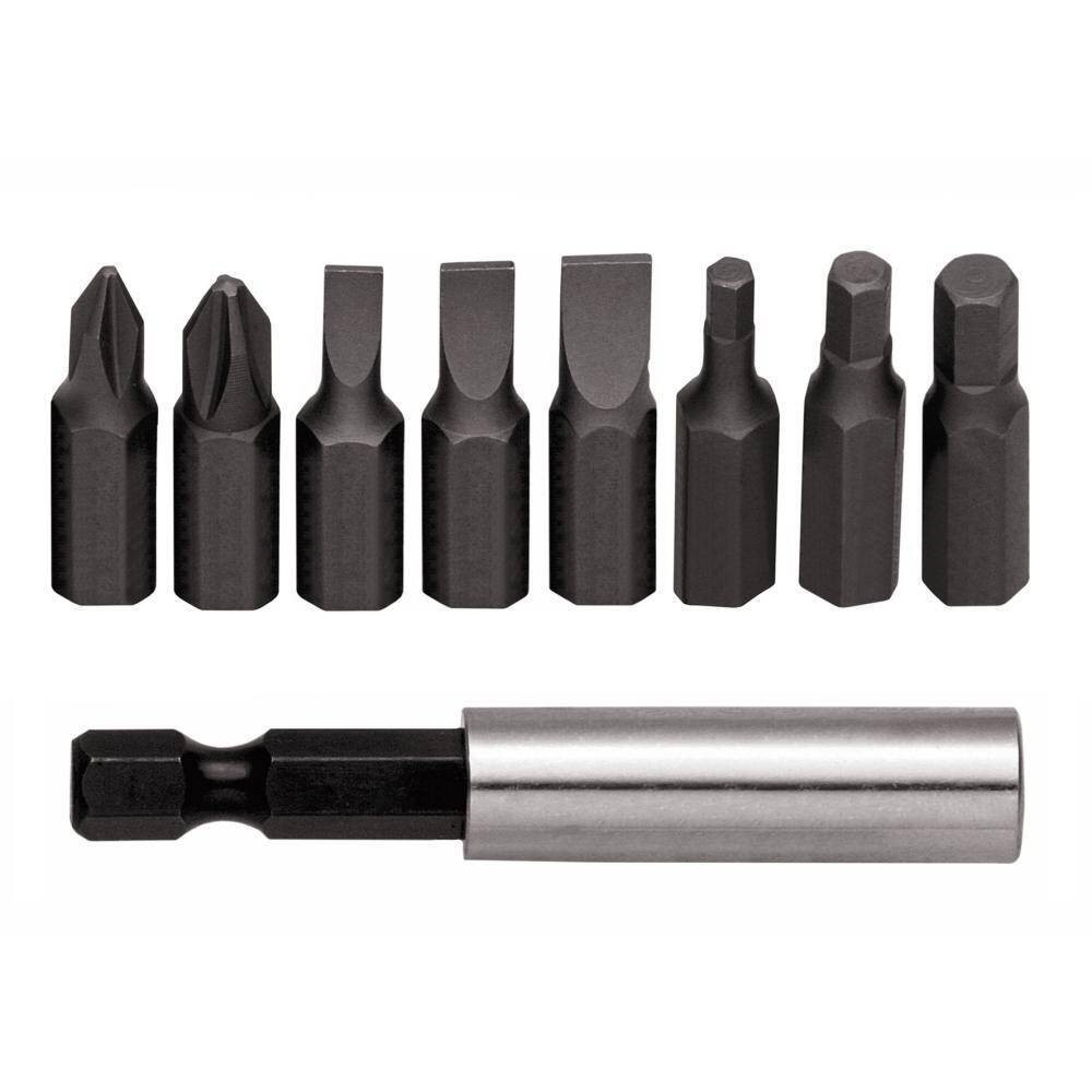 Набор бит 1/4 PH+SL+hex.+держатель бит 9шт GEDORE RED