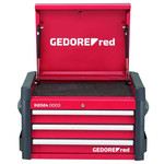 Ящик для инструментов WINGMAN с 3 выдвигающимися отделениями, красный GEDORE RED