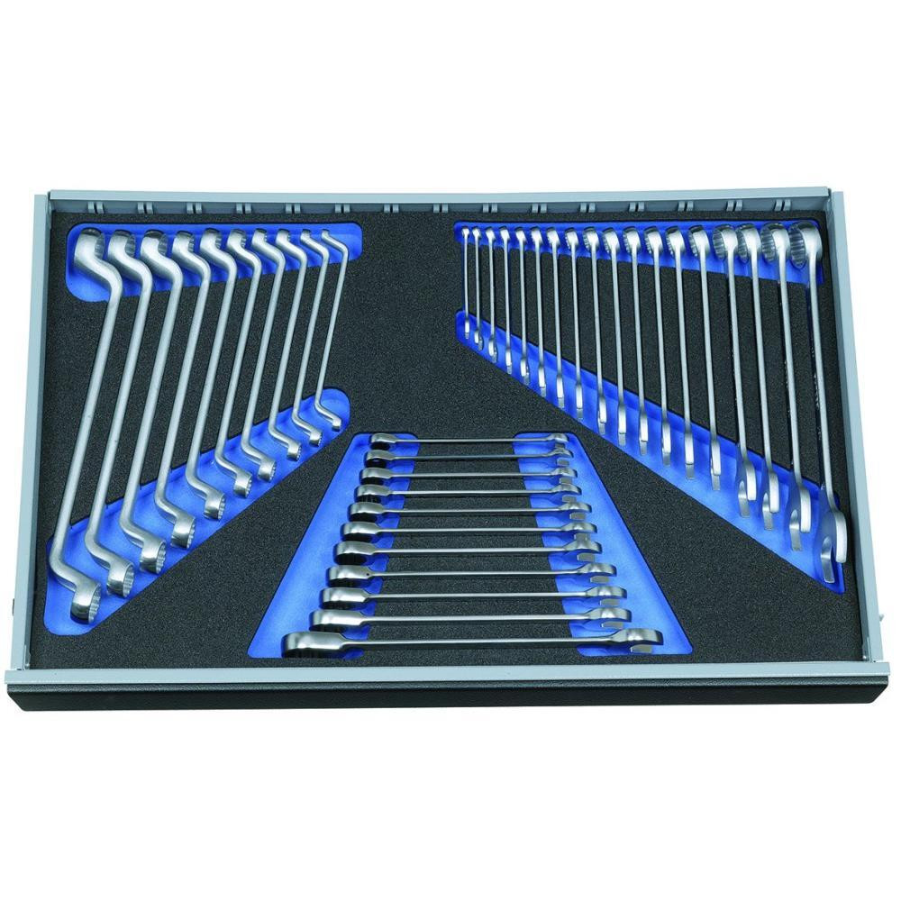 Набор ключей гаечных комбинированных в CT ложементе 4/4 GEDORE