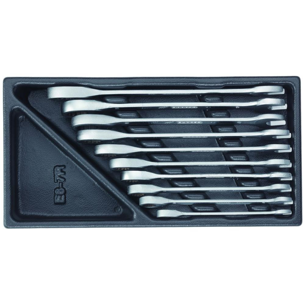 Набор ключей гаечных комбинированных с трещоткой в ES ложементе 1/3 GEDORE