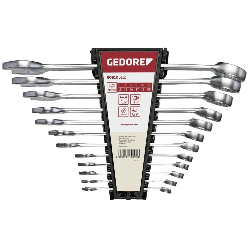 Набор комбинированных гаечных ключей 6-22мм 12шт GEDORE RED