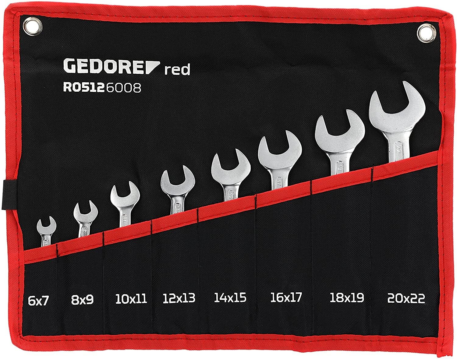 Ключ рожковый набор 6-22мм 8шт GEDORE RED