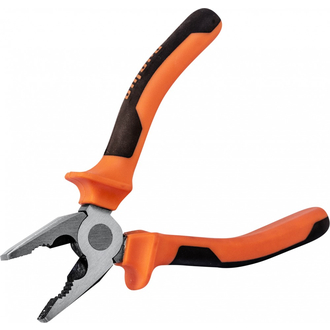 400106 Пассатижи с двухкомпонентными рукоятками, 160 мм