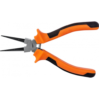 440107 Щипцы прямые для стопорных колец с двухкомпонентными рукоятками, сжим, 180 мм, 5-40 мм