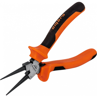 440107 Щипцы прямые для стопорных колец с двухкомпонентными рукоятками, сжим, 180 мм, 5-40 мм