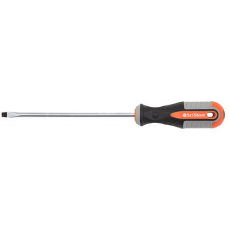 750515 Отвертка стержневая шлицевая ROUND GRIP, SL5x150 мм