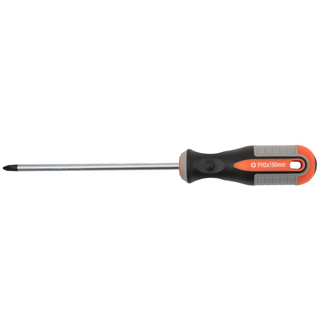 751215 Отвертка стержневая крестовая ROUND GRIP, PH2x150 мм