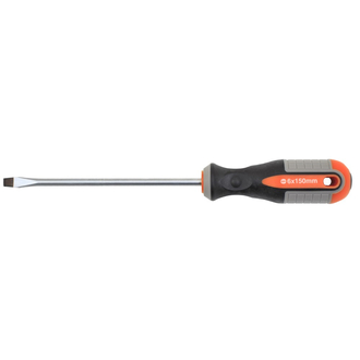 752615 Отвертка стержневая шлицевая ROUND GRIP, SL6x150 мм