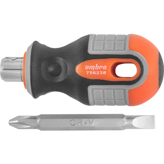 756238 Отвертка стержневая двусторонняя ROUND GRIP, РН2,SL6x38 мм