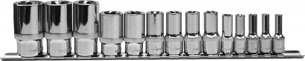 910714 Набор головок торцевых глубоких 1/4
