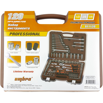 911120 Специальный набор инструмента, торцевые головки 1/4