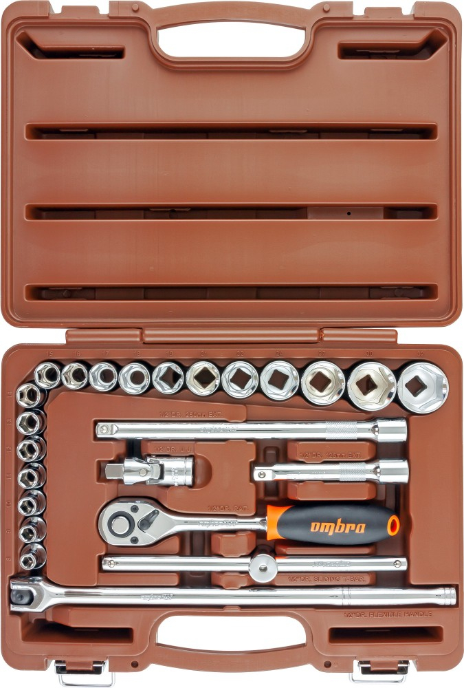 911224 Набор головок торцевых с аксессуарами 1/2