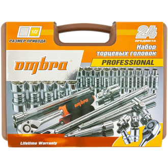 911224 Набор головок торцевых с аксессуарами 1/2