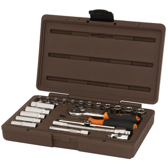 911423 Набор головок торцевых с аксессуарами 1/4