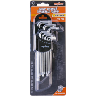 953009 Набор ключей торцевых TORX® Т10-T50, 9 предметов