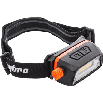 A90063 Фонарь светодиодный аккумуляторный, налобный с сенсором и световым пучком 300 Лм