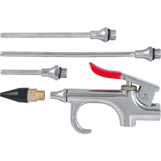 ABGK5 Пистолет продувочный с насадками в наборе, 5 предметов