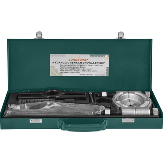 AE310007 Cъемник с сепаратором и гидравлическим цилиндром в наборе, диапазон захватов 75-105 мм, глубина захвата 375 мм, max усилие 10 т.