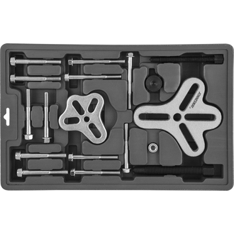 AE310051 Съемник многофункциональный с болтовыми захватами в наборе, диапазон захватов 30-120 мм