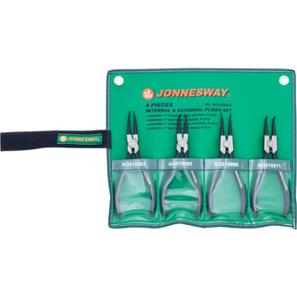 AG010002S Универсальный набор щипцов для стопорных колец 