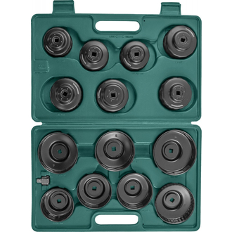 AI050004 Комплект чашек для съема масляных фильтров 65-100 мм, 15 предметов