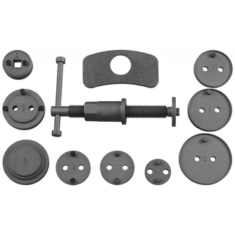 AN010001 Комплект инструмента для развода поршней тормозных цилиндров, 11 предметов