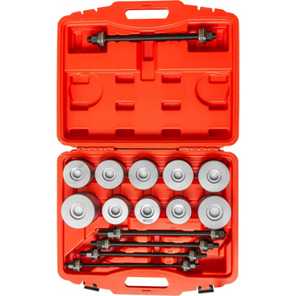 APPS27 Инструмент универсальный для замены сайлентблоков в наборе, 44-90 мм, 27 предметов