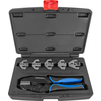 AR030058 Пресс-клещи обжимные со вставками в наборе, 7 предметов