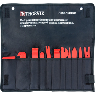 AURTS11 Набор приспособлений для демонтажа декоративных панелей салона автомобиля, 11 предметов