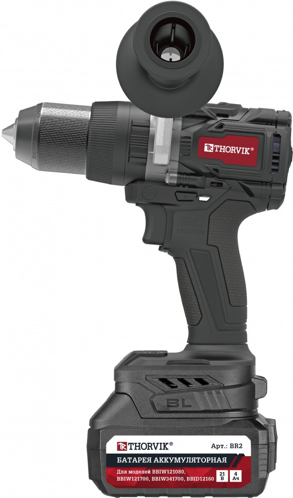 BBID12160 Дрель-шуруповерт ударная аккумуляторная бесщёточная 1/2