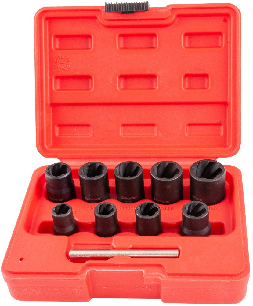 BESS3810 Набор головок торцевых спиральных для поврежденного крепежа 3/8