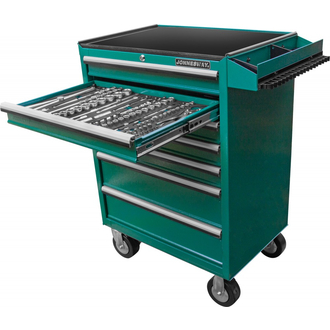 C-7DW1179V Тележка инструментальная 7-ми полочная с инструментом в ложементах, 179 предметов