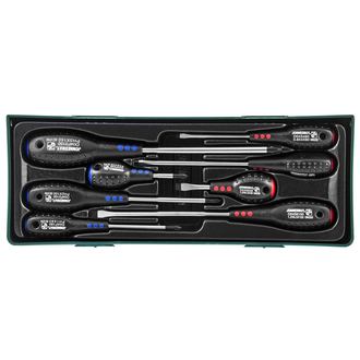 C-7DW146 Тележка инструментальная 7-ми полочная с инструментом в ложементах, 146 предметов