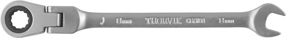 CFRW08 Ключ гаечный комбинированный трещоточный карданный, 8 мм