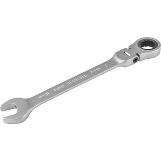 CFRW16 Ключ гаечный комбинированный трещоточный карданный, 16 мм