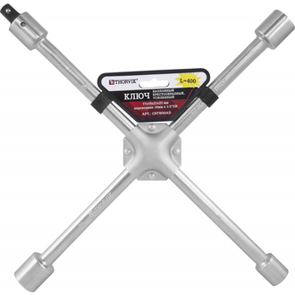 CRTW40AD Ключ баллонный крестообразный, усиленный, 17х19х21х22, с переходником 1/2