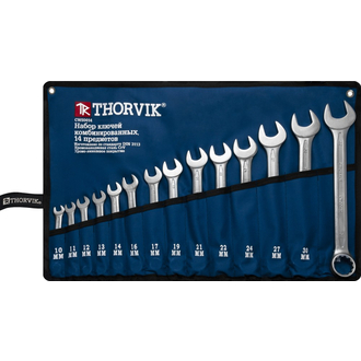 CWS0014 Набор ключей гаечных комбинированных в сумке, 10-32 мм, 14 предметов