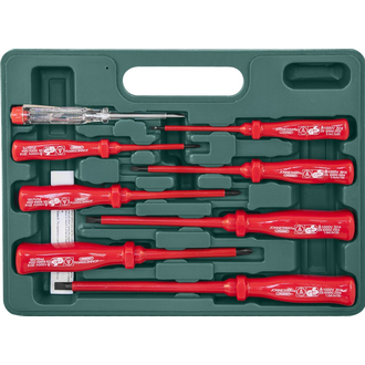 D02AP08S Набор отверток стержневых диэлектрических, 8 предметов