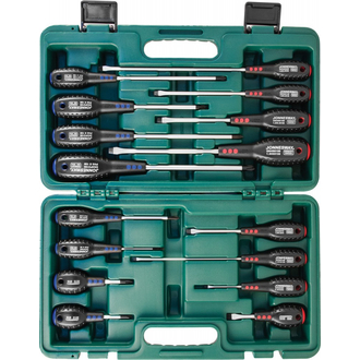 D04PP16S Набор отверток стержневых FULL STAR, 16 предметов