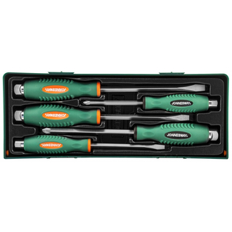 D70105SC Набор отверток стержневых ударных, силовых под ключ, в ложементе, 5 предметов