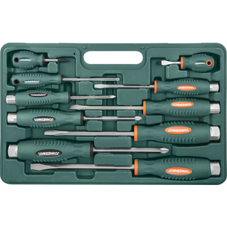 D70PP10S Набор отверток стержневых ударных, силовых под ключ, 10 предметов