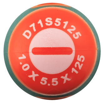 D71S5125 Отвертка стержневая шлицевая ANTI-SLIP GRIP, SL5.5х125 мм