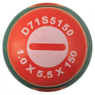 D71S5150 Отвертка стержневая шлицевая ANTI-SLIP GRIP, SL5.5х150 мм